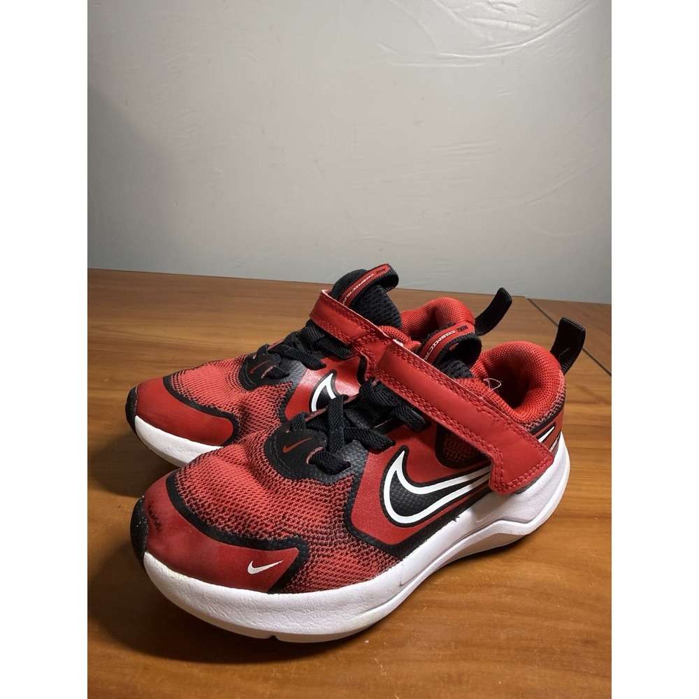 Nike Kids' Cosmic Runner PS Shoes Red Black Athletic 11Y